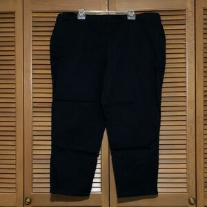 NWOT Hanes Just My Size Black Cotton Pants 3X 22W/24W Petite